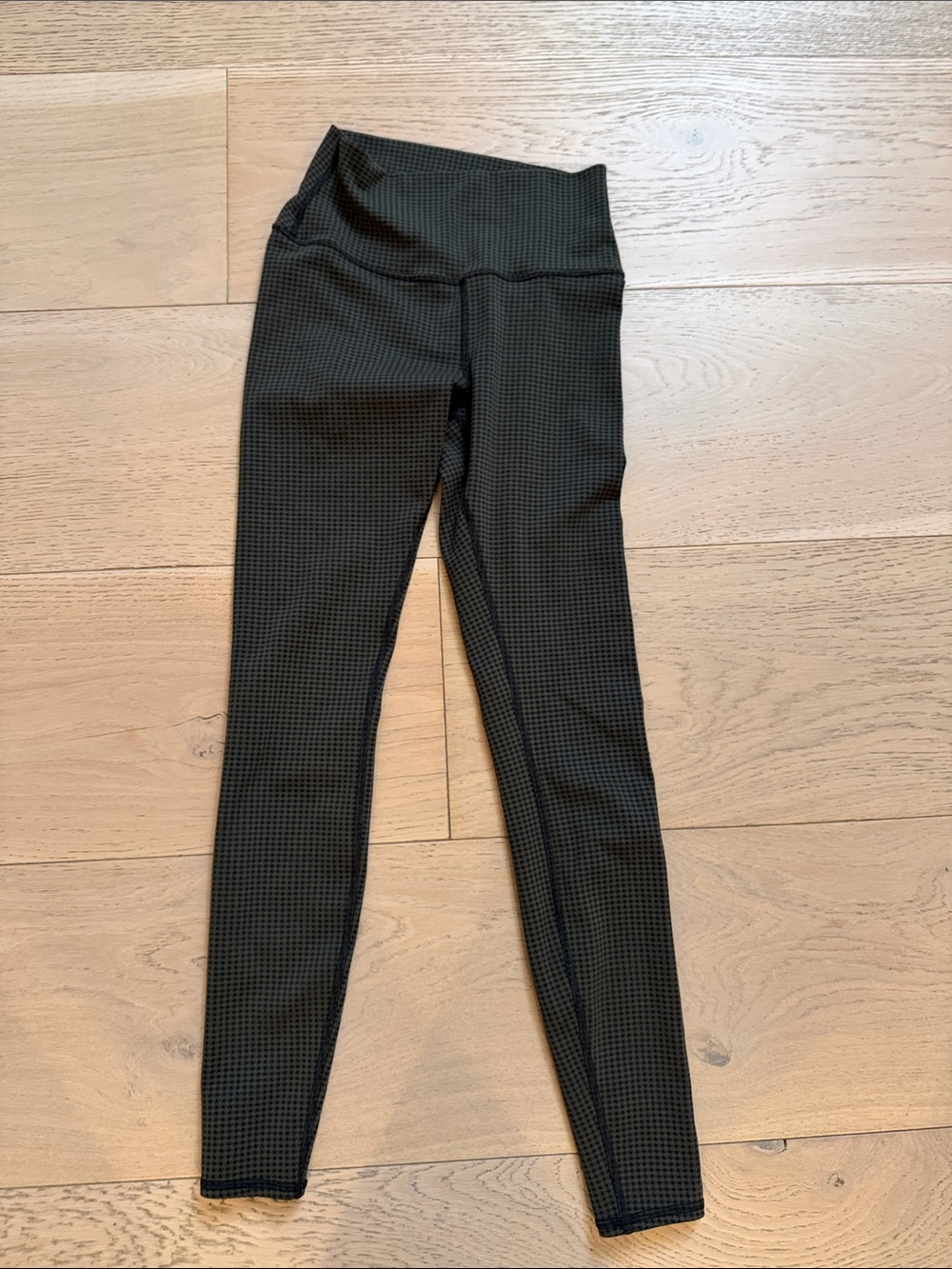 ALO Yoga Black Textured High-Waist Girls' Leggings